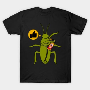 Funny And Smart Cockroach Spraying Itself With Insecticide Perfume, Mimiw T-Shirt